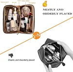 Large capacity travel cosmetic bag